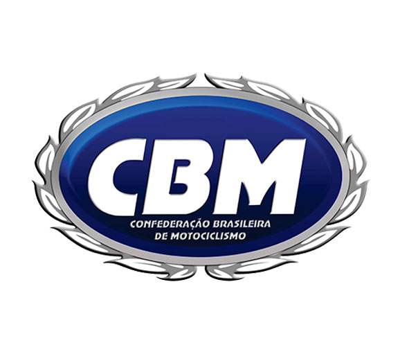 logotipo confederação brasileira motociclismo