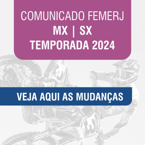Banner comunicados motocross supercross regulamento 24